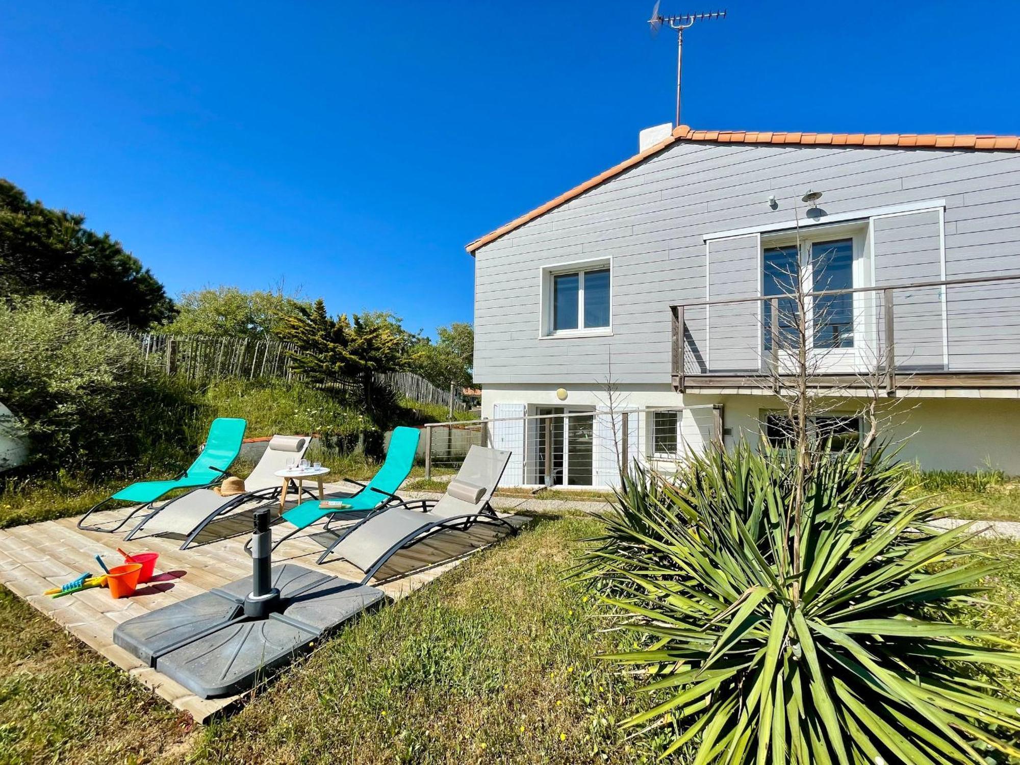Maison Familiale Au Calme, Proche Plage, 9 Couchages, Terrasses, Wifi, Garage Velo - Bretignolles-Sur-Mer - Fr-1-231-203 Εξωτερικό φωτογραφία